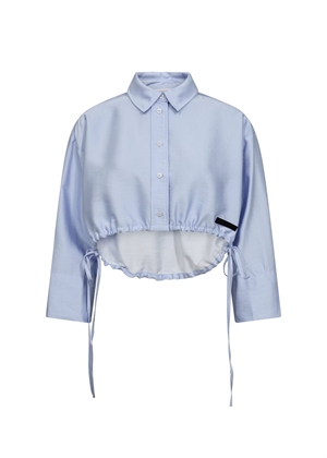 Breeze crop tie skjorte Clear Blue HAUTE L'AMITIÈ